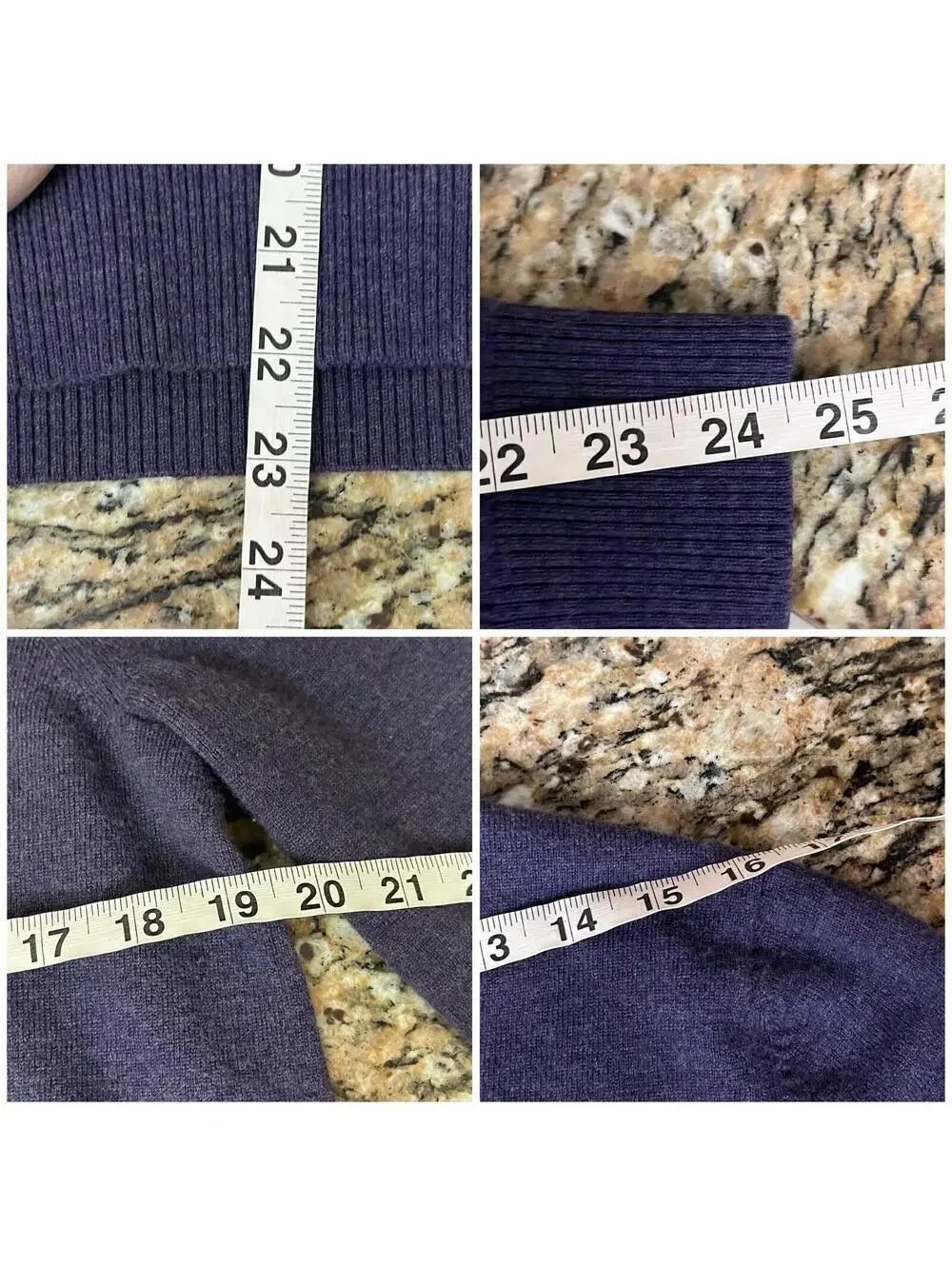 Banana Republic Mens Sweater 100% Merino Wool V-Neck Sweater Purple L Preppy